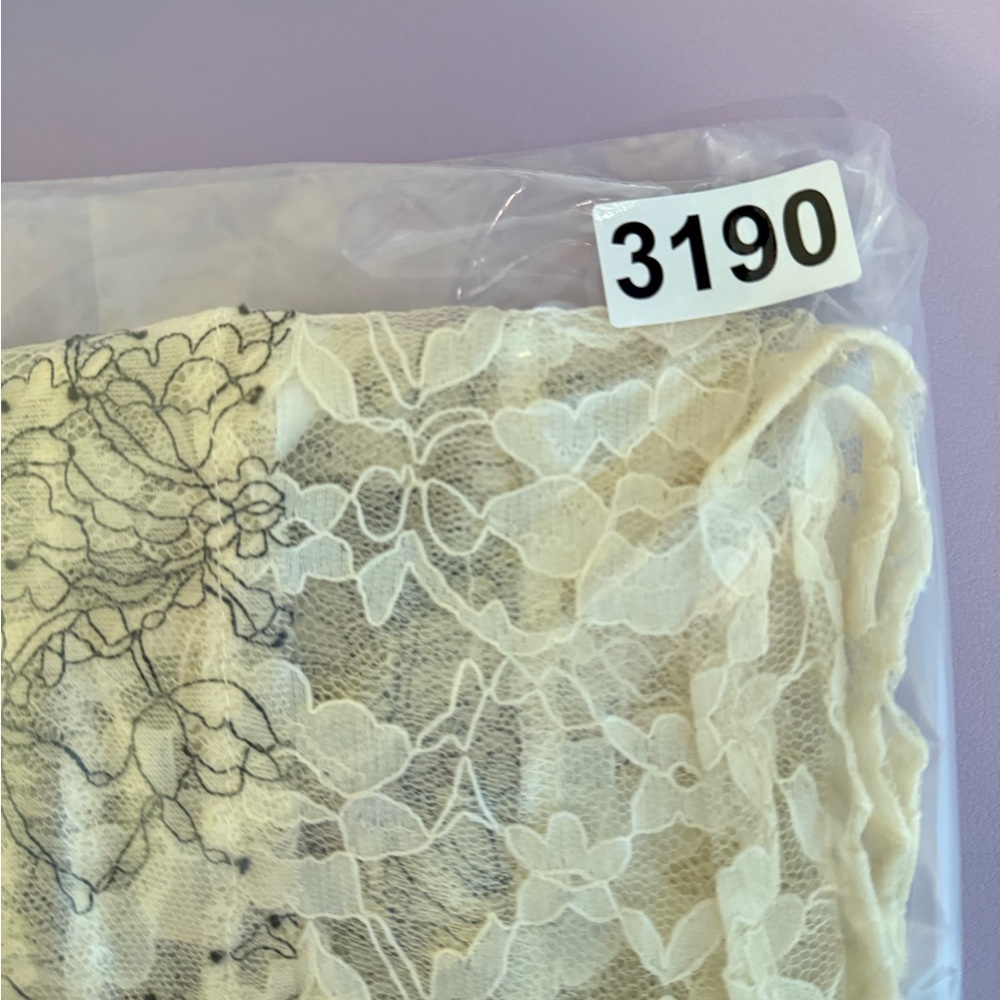 Anthropologie Sheer Mixed Lace Cami In‎ Ivory - Picture 7 of 7